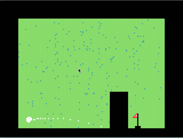 Mini golf example game