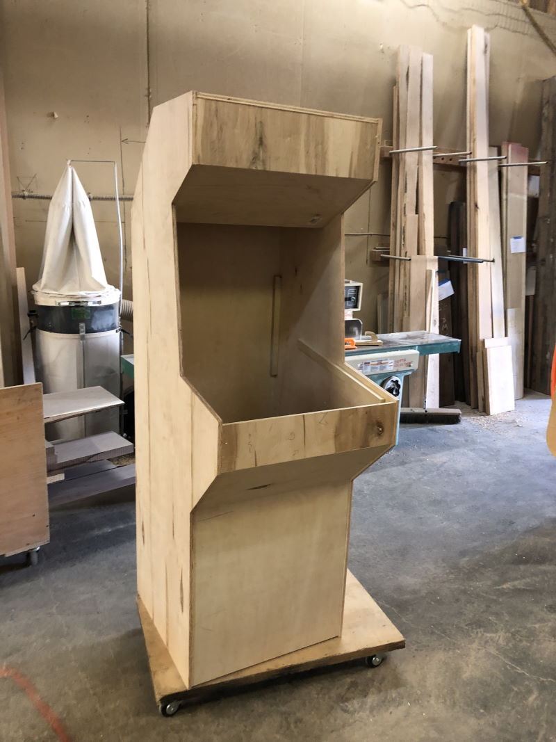 Assembled cabinet