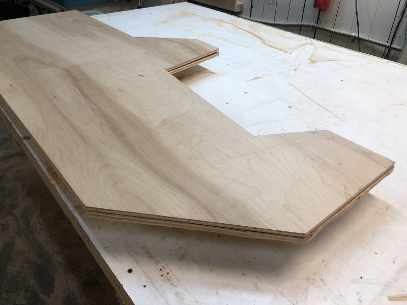 Cutting the template